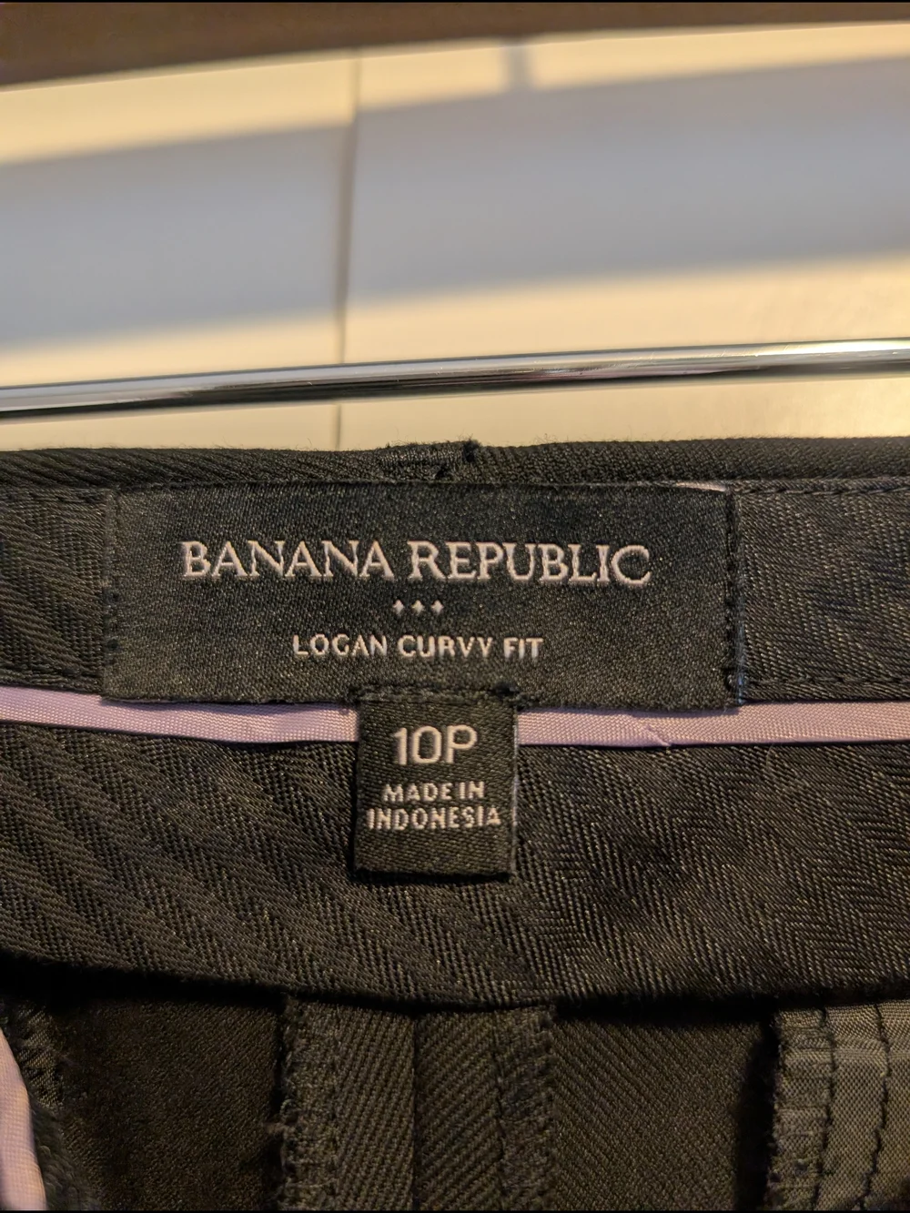 Banana Republic 10 P Black Slacks